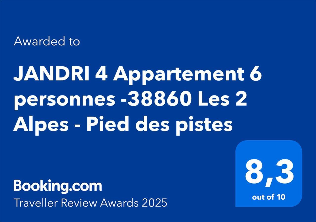 Jandri 4 Appartement 6 Personnes -38860 Les 2 Alpes - Pied Des Pistes Λε Ντεζ Αλπ Εξωτερικό φωτογραφία